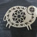 Набор резных фигурок из дерева «Ажурная сказка» (5шт, 10-12 см)